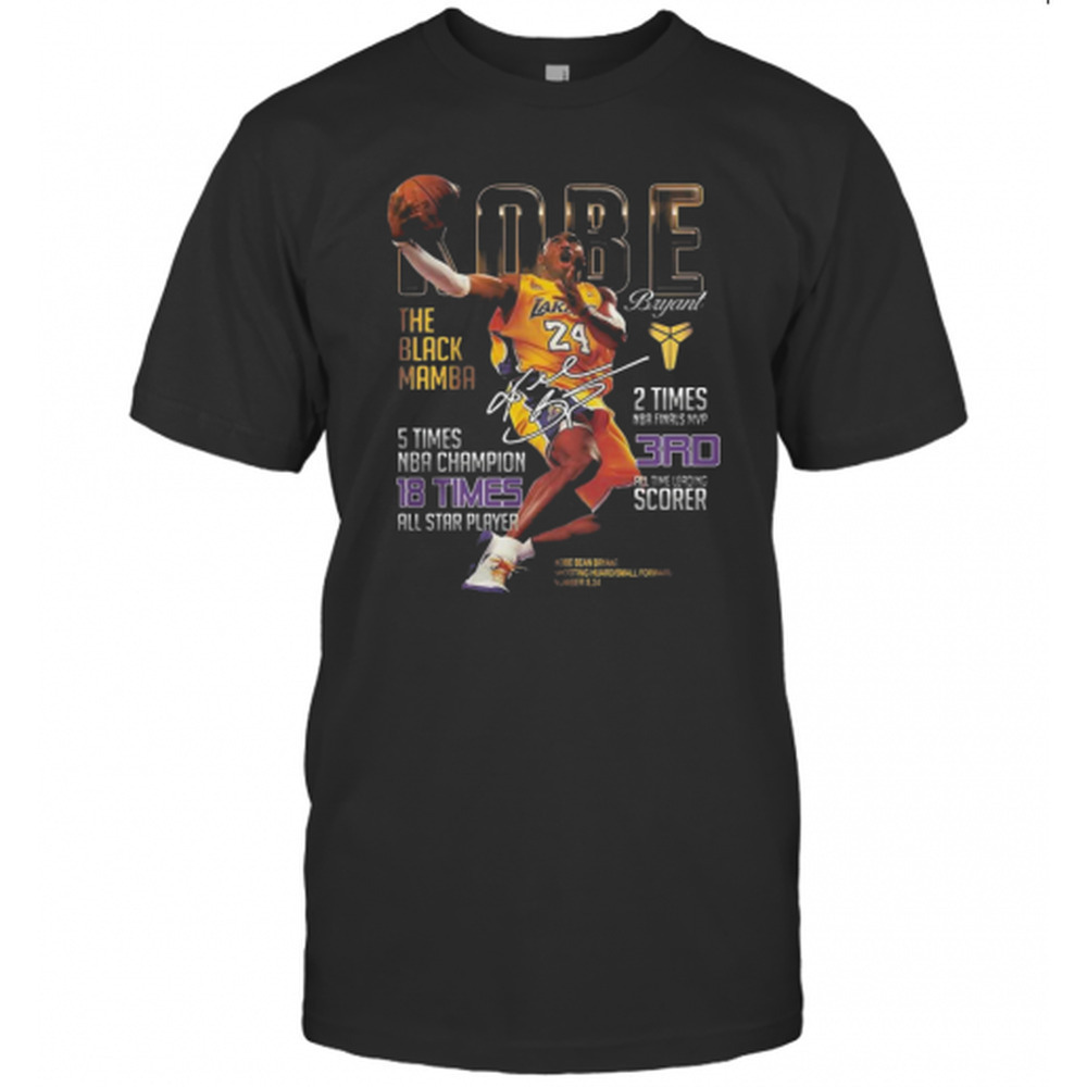 Kobe Bryant Black Mamba Basketball Fan Graphic Unisex T-Shirt